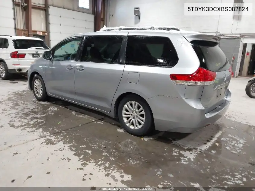 5TDYK3DCXBS082824 2011 Toyota Sienna Xle V6
