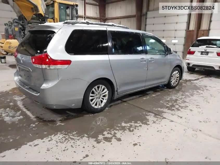 5TDYK3DCXBS082824 2011 Toyota Sienna Xle V6
