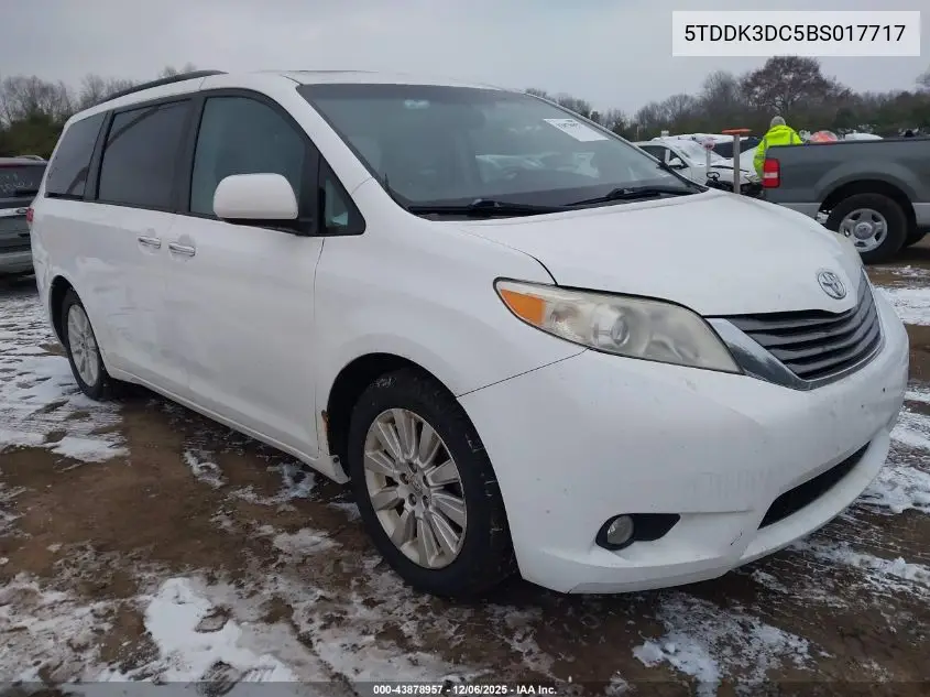 5TDDK3DC5BS017717 2011 Toyota Sienna Xle