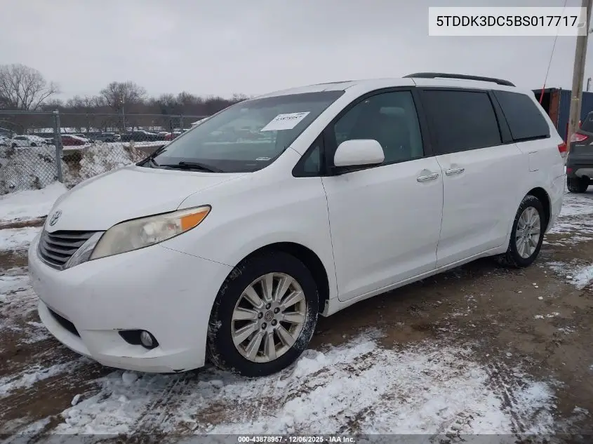 5TDDK3DC5BS017717 2011 Toyota Sienna Xle