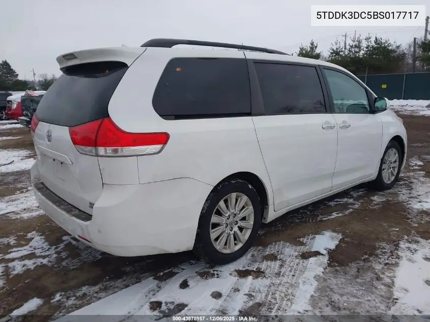 5TDDK3DC5BS017717 2011 Toyota Sienna Xle