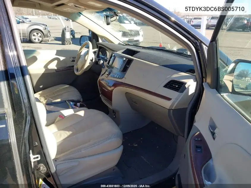 5TDYK3DC6BS005710 2011 Toyota Sienna Xle V6