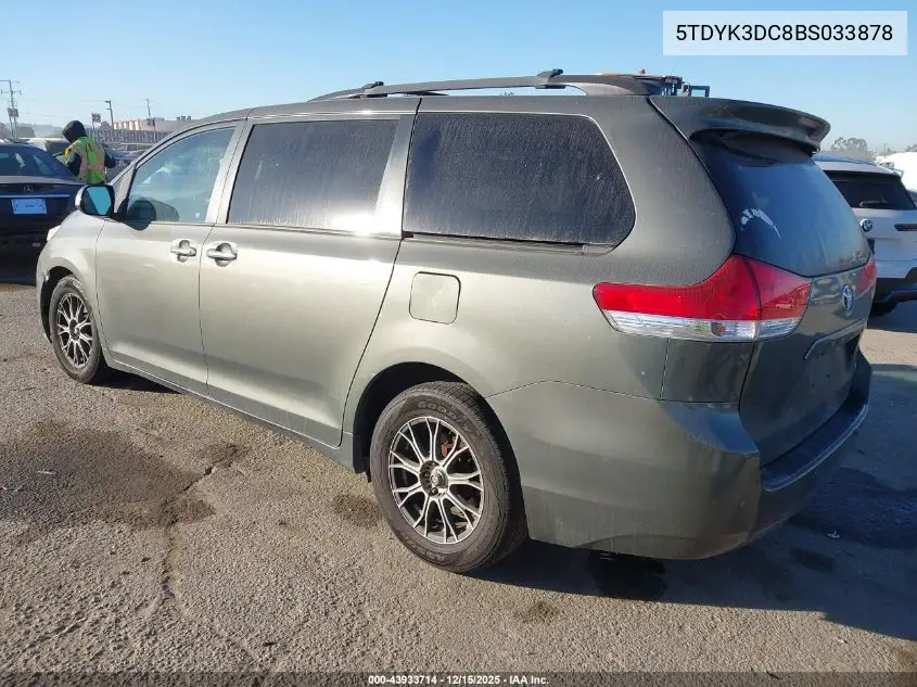 5TDYK3DC8BS033878 2011 Toyota Sienna Xle V6