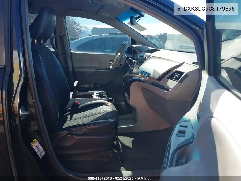 2012 Toyota Sienna Se 8 Passenger VIN: 5TDXK3DC9CS179896 Lot: 41672616