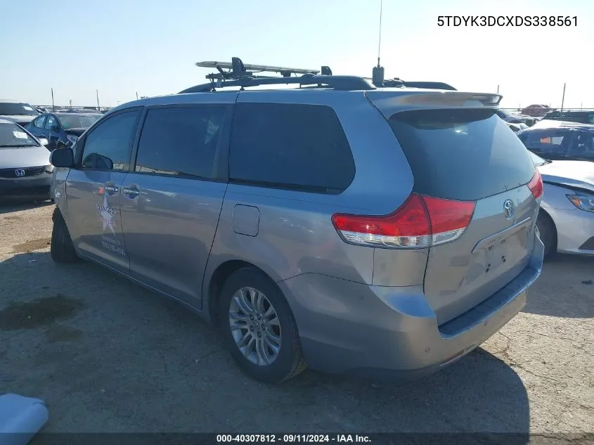 5TDYK3DCXDS338561 2013 Toyota Sienna Xle/Limited