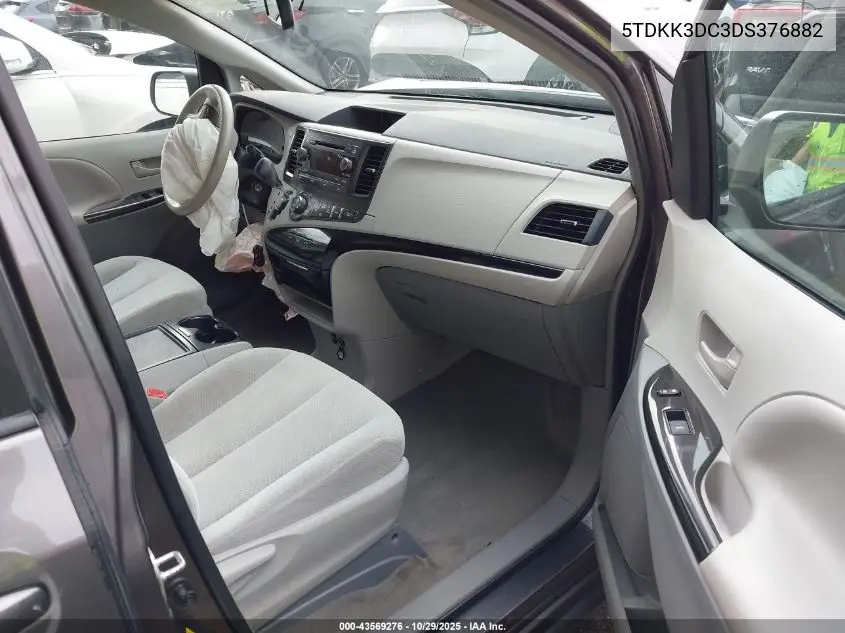 5TDKK3DC3DS376882 2013 Toyota Sienna Le V6 8 Passenger