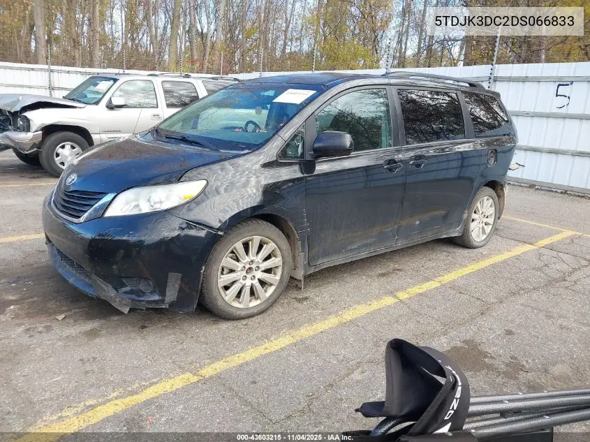 5TDJK3DC2DS066833 2013 Toyota Sienna Le 7 Passenger