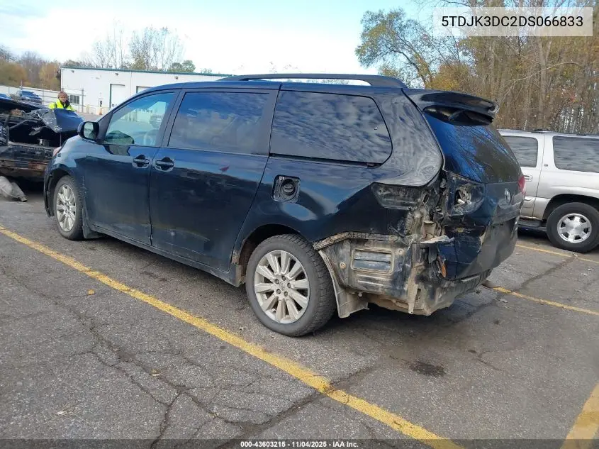 5TDJK3DC2DS066833 2013 Toyota Sienna Le 7 Passenger