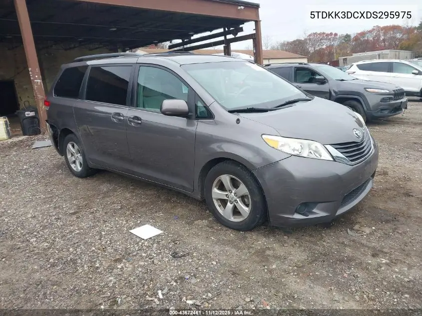 5TDKK3DCXDS295975 2013 Toyota Sienna Le V6 8 Passenger