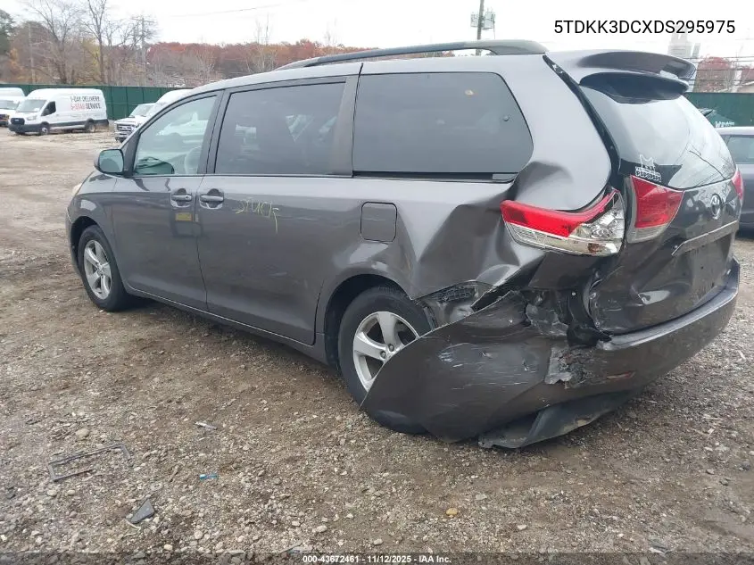 5TDKK3DCXDS295975 2013 Toyota Sienna Le V6 8 Passenger