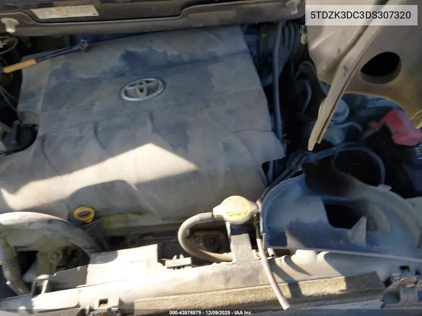 5TDZK3DC3DS307320 2013 Toyota Sienna L V6 7 Passenger