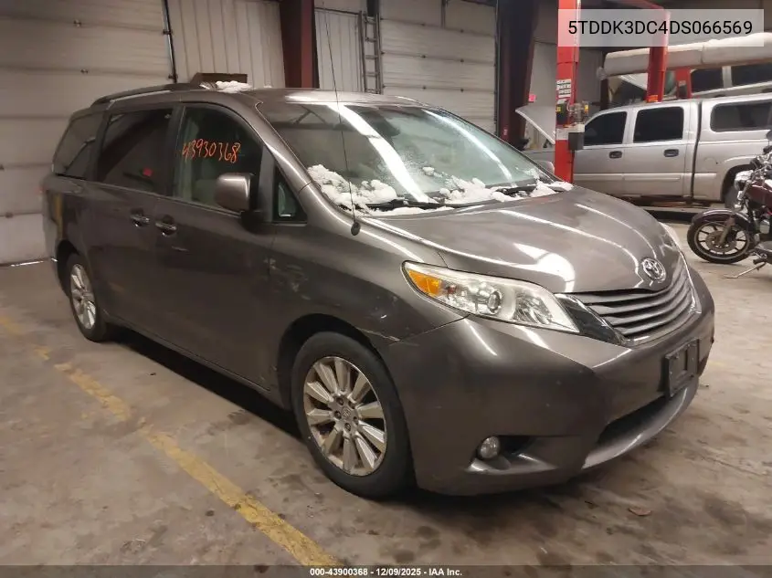 5TDDK3DC4DS066569 2013 Toyota Sienna Xle 7 Passenger