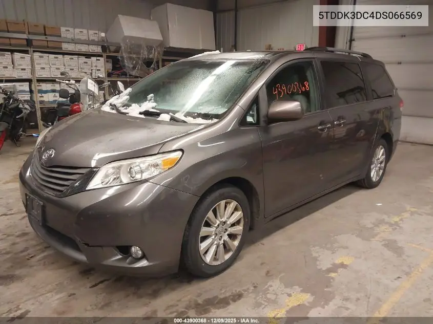 5TDDK3DC4DS066569 2013 Toyota Sienna Xle 7 Passenger