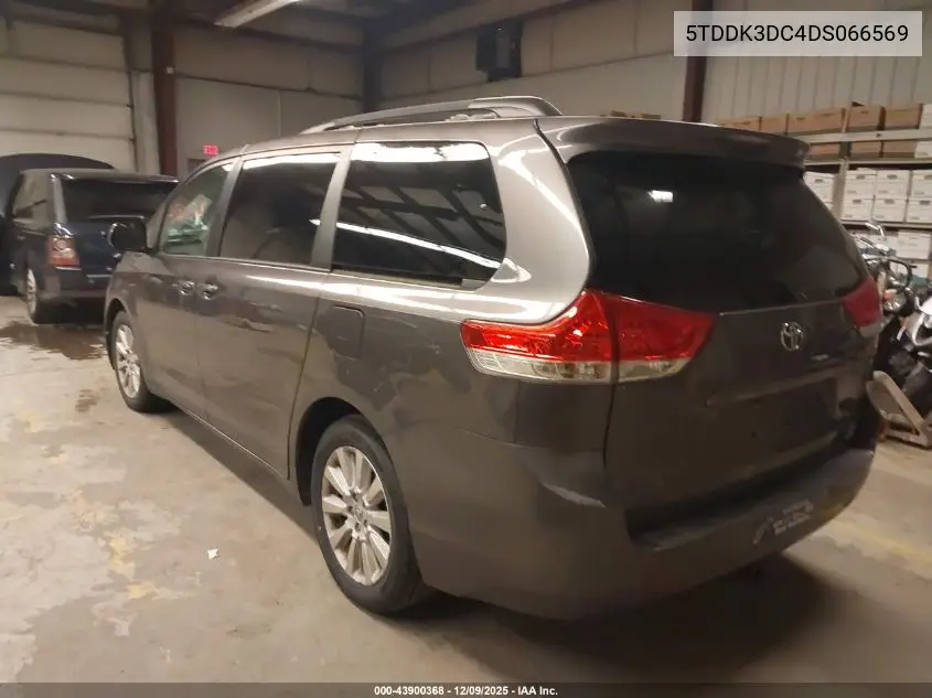 5TDDK3DC4DS066569 2013 Toyota Sienna Xle 7 Passenger