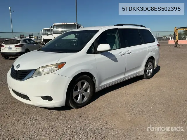 5TDKK3DC8ES502395 2014 Toyota Sienna 2014 Toyota Sienna Minivan