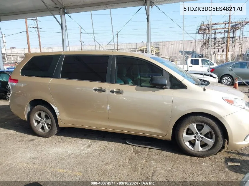 5TDZK3DC5ES482170 2014 Toyota Sienna