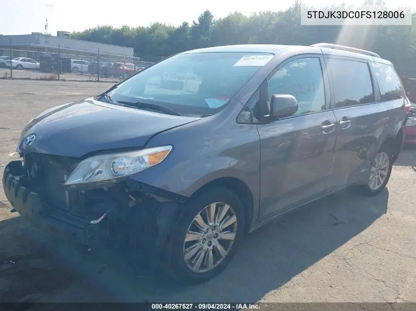 5TDJK3DC0FS128006 2015 Toyota Sienna Le 7 Passenger