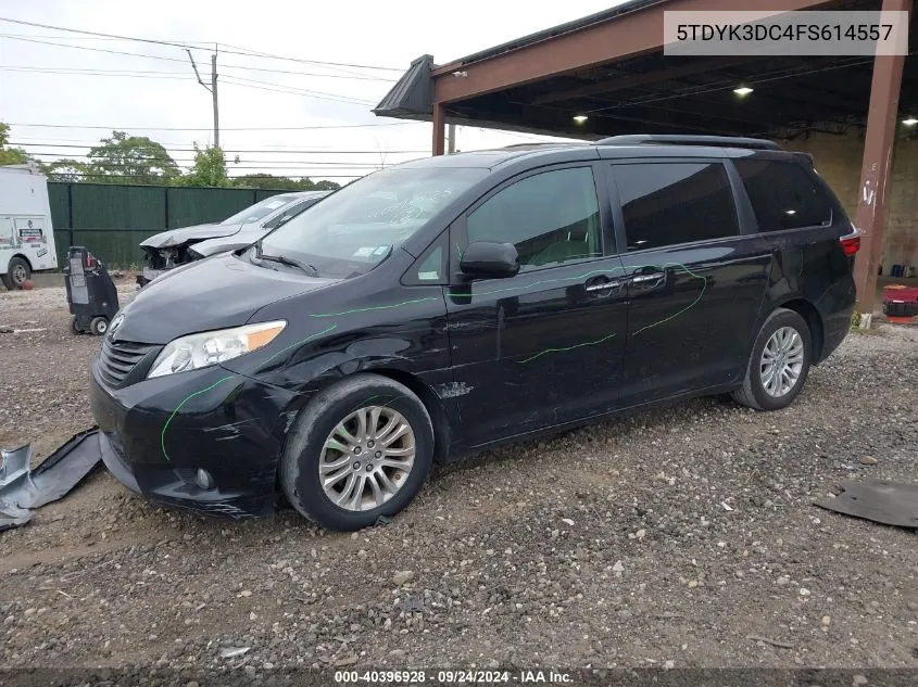 5TDYK3DC4FS614557 2015 Toyota Sienna Xle/Limited