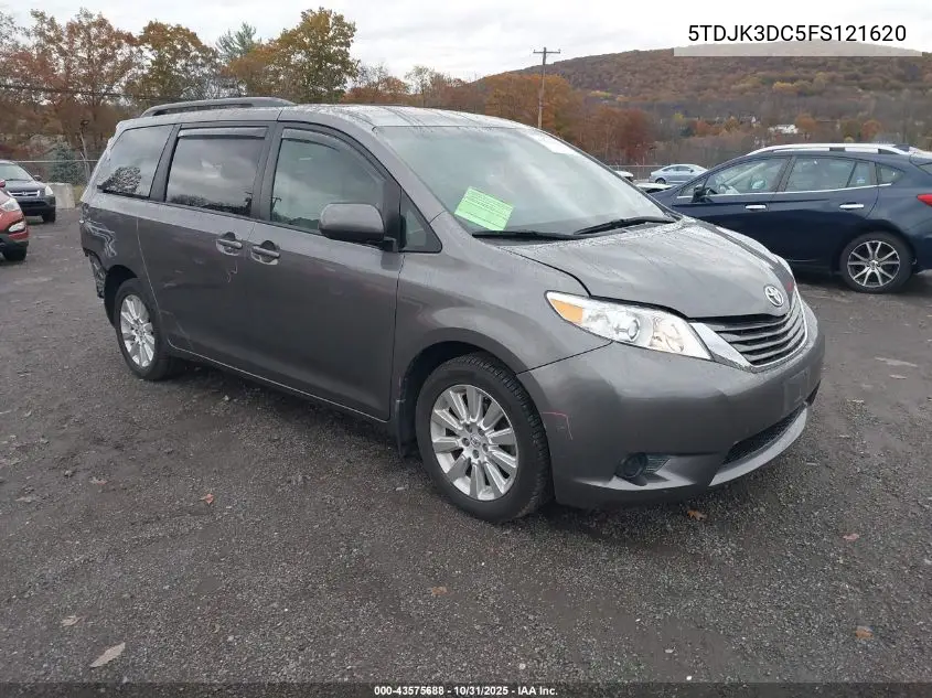 5TDJK3DC5FS121620 2015 Toyota Sienna Le 7 Passenger