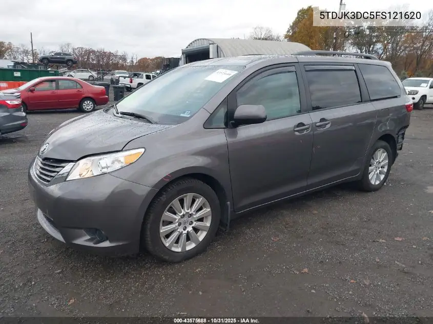 5TDJK3DC5FS121620 2015 Toyota Sienna Le 7 Passenger
