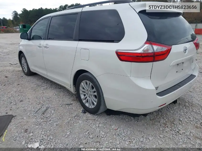 5TDYZ3DC1HS823656 2017 Toyota Sienna Xle 8 Passenger