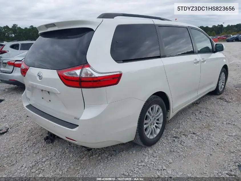 5TDYZ3DC1HS823656 2017 Toyota Sienna Xle 8 Passenger