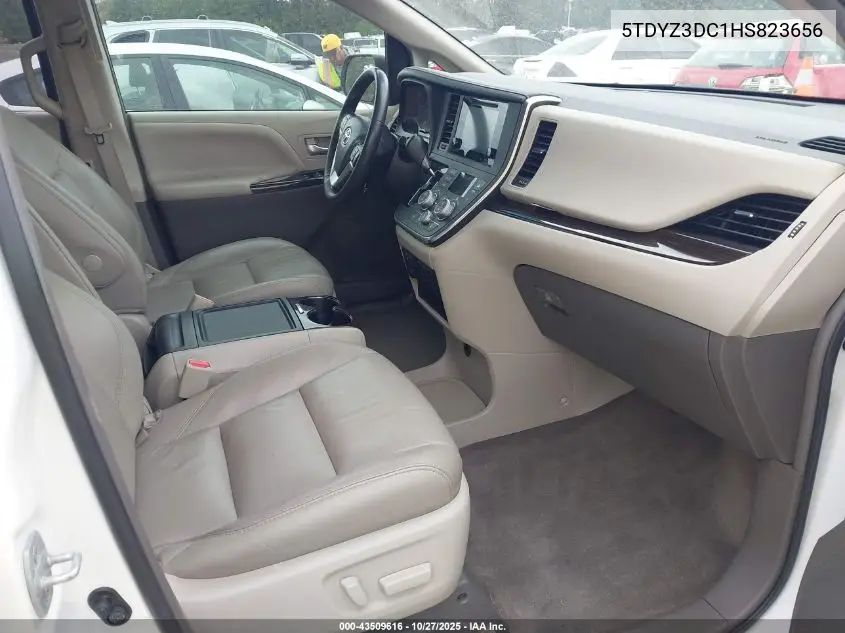 5TDYZ3DC1HS823656 2017 Toyota Sienna Xle 8 Passenger
