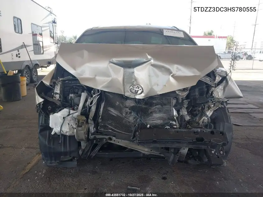 5TDZZ3DC3HS780555 2017 Toyota Sienna L 7 Passenger