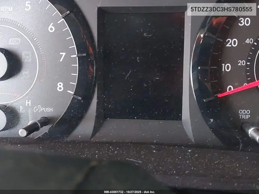 5TDZZ3DC3HS780555 2017 Toyota Sienna L 7 Passenger
