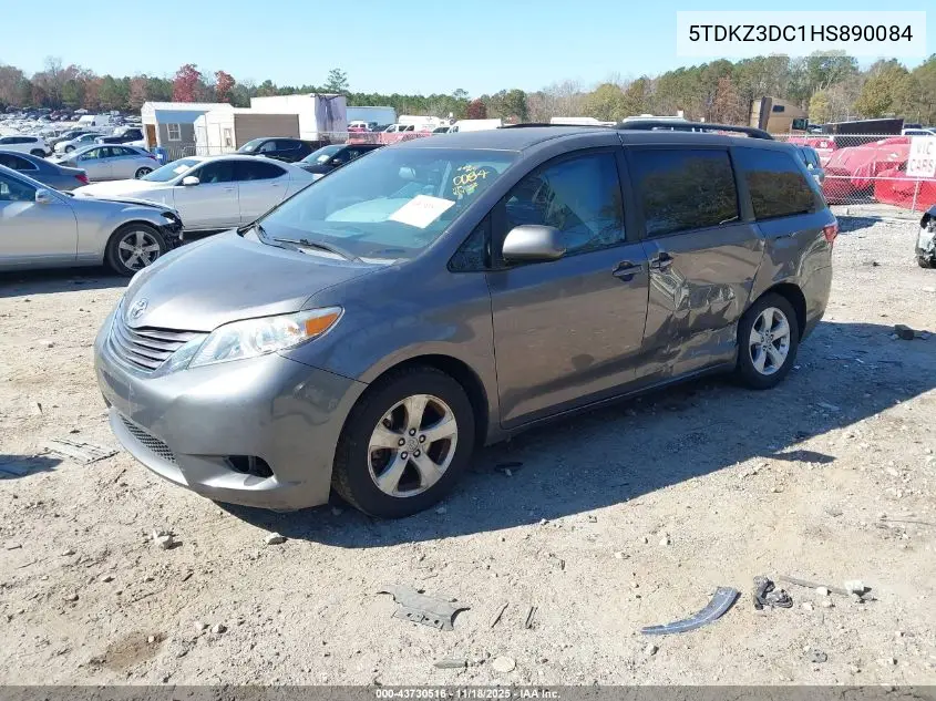 5TDKZ3DC1HS890084 2017 Toyota Sienna Le 8 Passenger