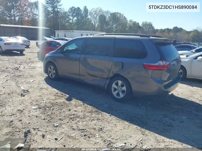 5TDKZ3DC1HS890084 2017 Toyota Sienna Le 8 Passenger