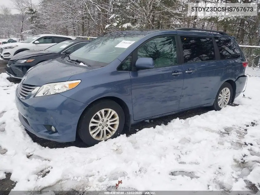 5TDYZ3DC5HS767673 2017 Toyota Sienna Xle 8 Passenger