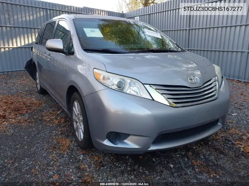 5TDJZ3DC8HS167277 2017 Toyota Sienna Le 7 Passenger