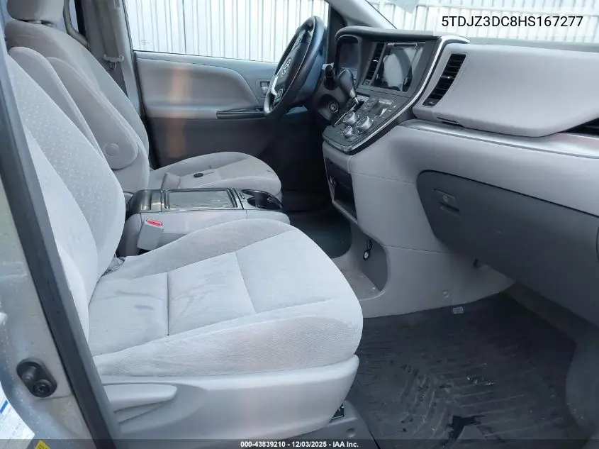 5TDJZ3DC8HS167277 2017 Toyota Sienna Le 7 Passenger