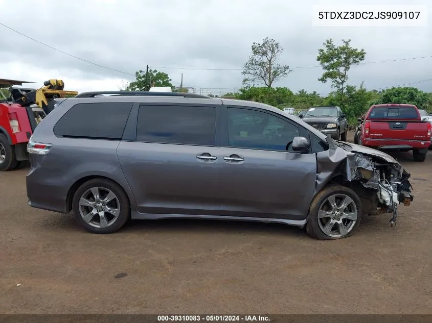 5TDXZ3DC2JS909107 2018 Toyota Sienna