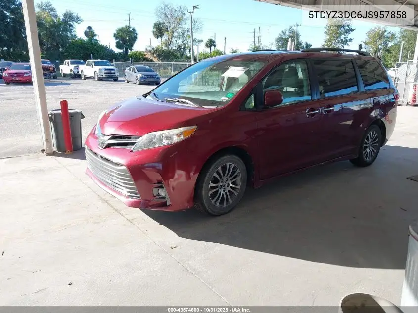 5TDYZ3DC6JS957858 2018 Toyota Sienna Xle 8 Passenger