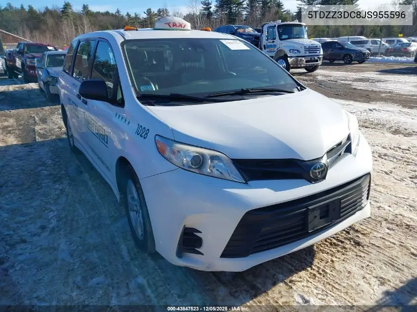 5TDZZ3DC8JS955596 2018 Toyota Sienna L 7 Passenger