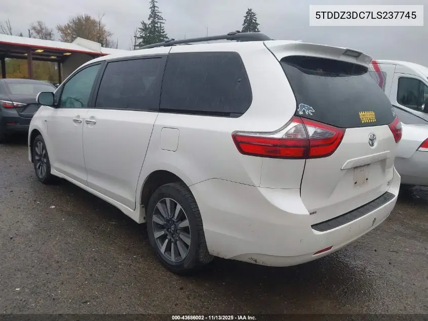 5TDDZ3DC7LS237745 2020 Toyota Sienna Xle