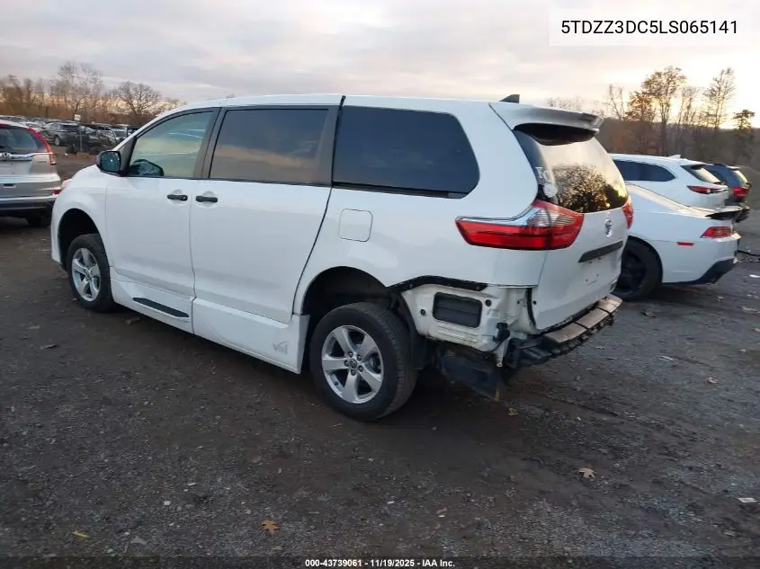 5TDZZ3DC5LS065141 2020 Toyota Sienna L