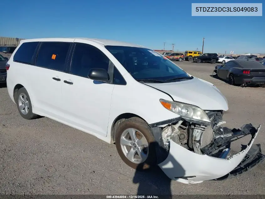 5TDZZ3DC3LS049083 2020 Toyota Sienna L