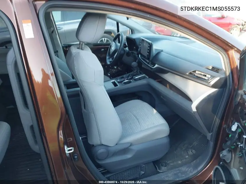 5TDKRKEC1MS055573 2021 Toyota Sienna Le