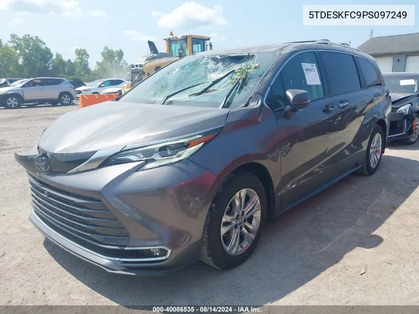 5TDESKFC9PS097249 2023 Toyota Sienna Platinum