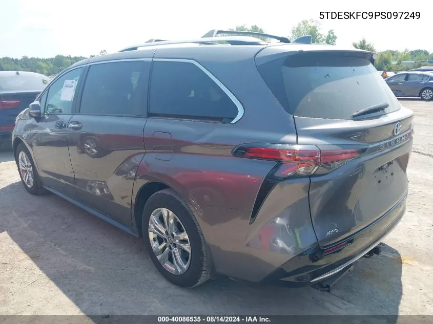 5TDESKFC9PS097249 2023 Toyota Sienna Platinum