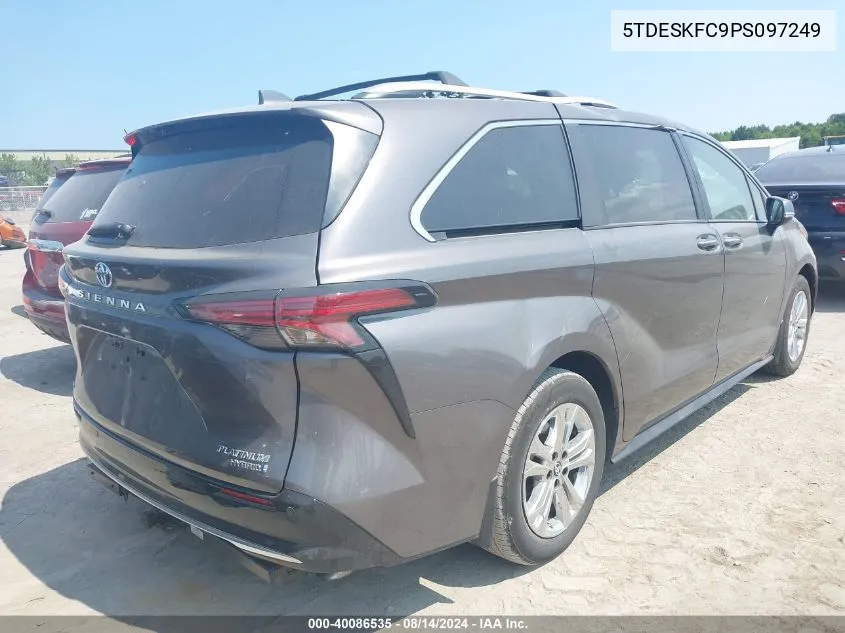 5TDESKFC9PS097249 2023 Toyota Sienna Platinum