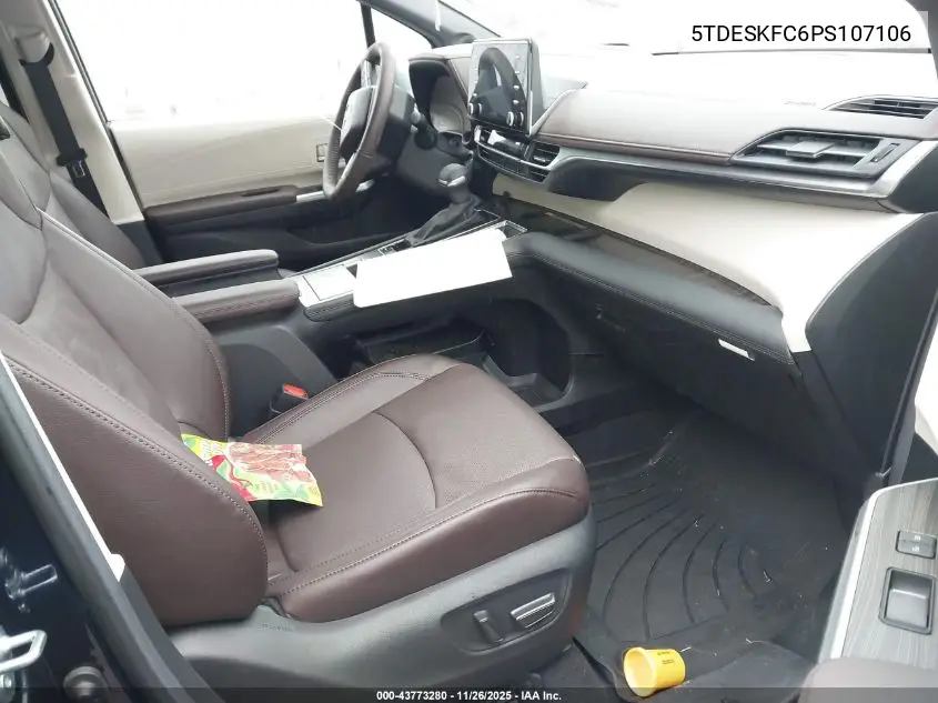 5TDESKFC6PS107106 2023 Toyota Sienna Platinum