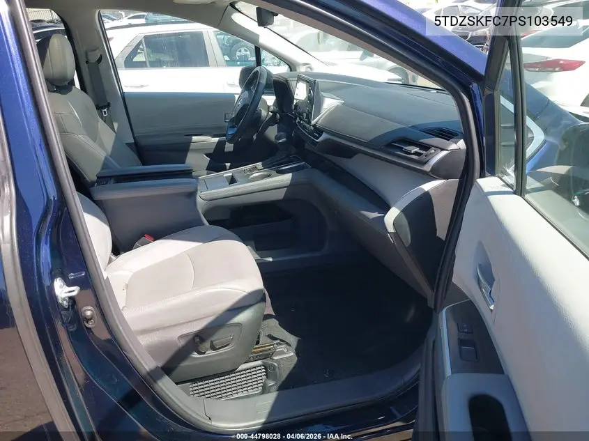 5TDZSKFC7PS103549 2023 Toyota Sienna Limited