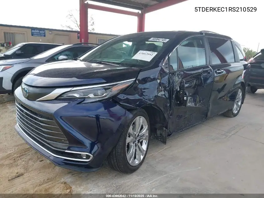 5TDERKEC1RS210529 2024 Toyota Sienna Platinum