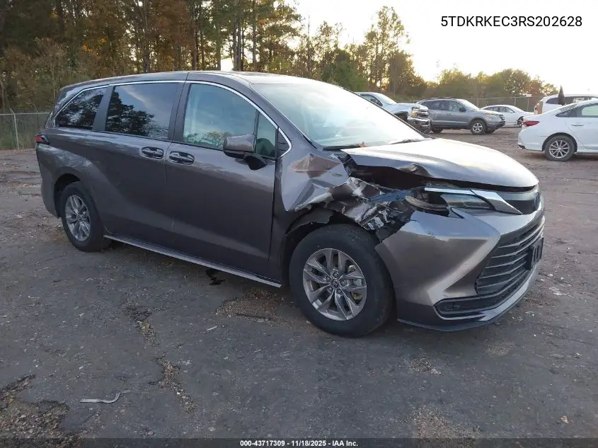 5TDKRKEC3RS202628 2024 Toyota Sienna Le