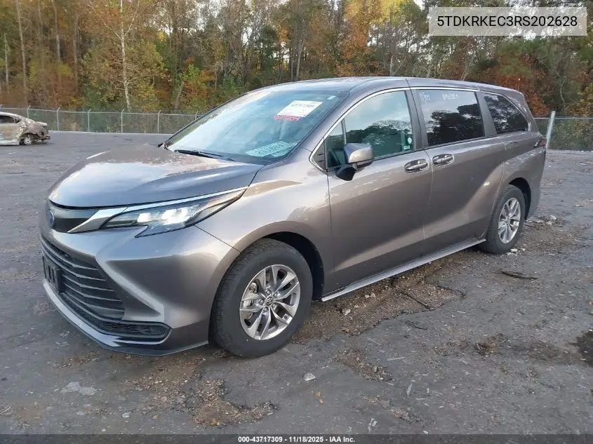 5TDKRKEC3RS202628 2024 Toyota Sienna Le