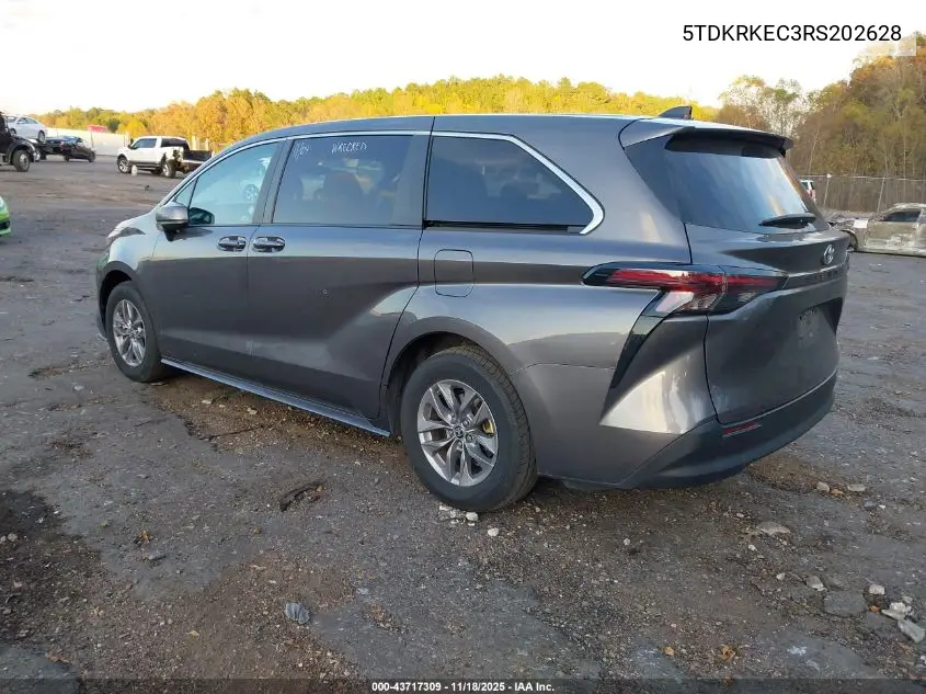 5TDKRKEC3RS202628 2024 Toyota Sienna Le